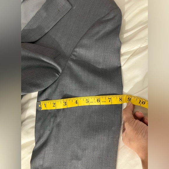 🆓 Tie .2Pcs 🎄Tommy Hilfiger Modern Fit Flex Suit Separates Coat, Gray like new. - Picture 12 of 17